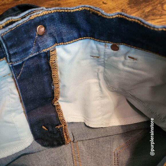 Madewell Jeans Size 27 Skinny 9" High Rise Tummy Control Larkspur Wash F8990 - Picture 4 of 12